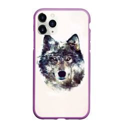 Чехол для iPhone 11 Pro Max матовый Волк