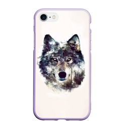 Чехол для iPhone 7/8 матовый Волк