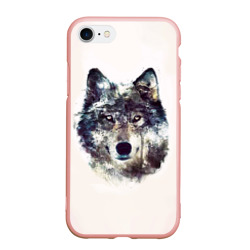 Чехол для iPhone 7/8 матовый Волк