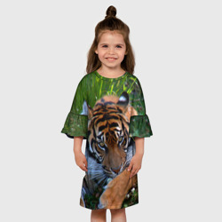 Детское платье 3D Скромный тигр - фото 2