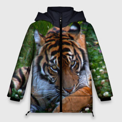 Женская зимняя куртка Oversize Скромный тигр