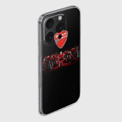 Чехол для iPhone 16 Pro Max силиконовый с защитой камеры Ducati 5 - фото 2