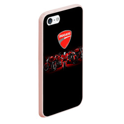 Чехол для iPhone 5/5S матовый Ducati 5 - фото 2