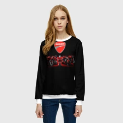 Женский свитшот 3D Ducati 5 - фото 2