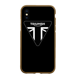 Чехол для iPhone XS Max матовый Triumph 4