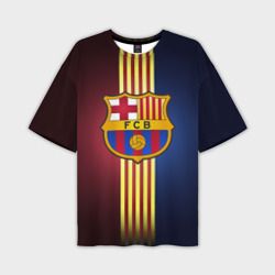 Мужская футболка oversize 3D Barcelona FC