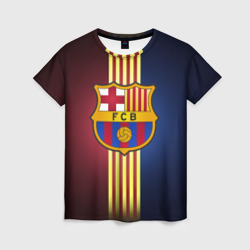 Женская футболка 3D Barcelona FC