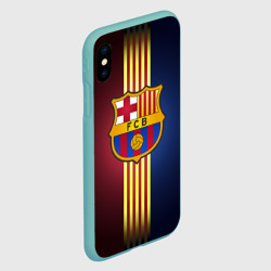 Чехол для iPhone XS Max матовый Barcelona FC - фото 2
