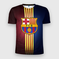 Мужская футболка 3D Slim Barcelona FC