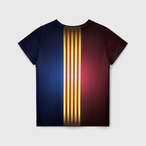 Детская футболка 3D Barcelona FC, цвет 3D печать - фото 2