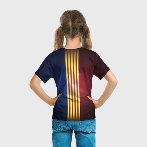 Детская футболка 3D Barcelona FC, цвет 3D печать - фото 6