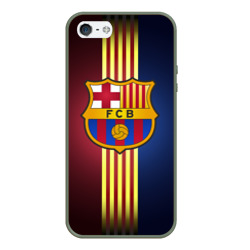 Чехол для iPhone 5/5S матовый Barcelona FC