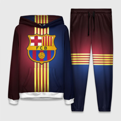 Женский костюм с толстовкой 3D Barcelona FC