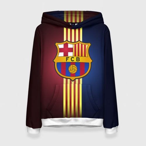 Женская толстовка 3D Barcelona FC, цвет 3D печать