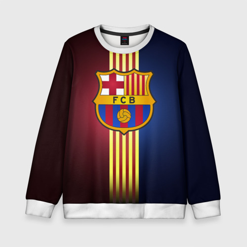 Детский свитшот 3D Barcelona FC, цвет 3D печать