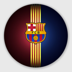 Круглый коврик для мышки Barcelona FC