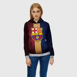 Женская толстовка 3D Barcelona FC - фото 2
