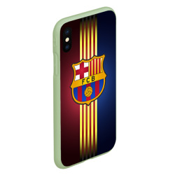 Чехол для iPhone XS Max матовый Barcelona FC - фото 2