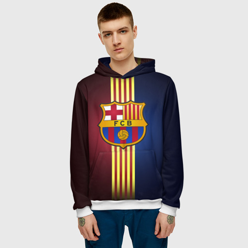 Мужская толстовка 3D Barcelona FC - фото 3