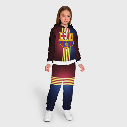 Детский костюм 3D Barcelona FC, цвет белый - фото 5