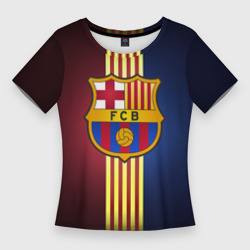 Женская футболка 3D Slim Barcelona FC