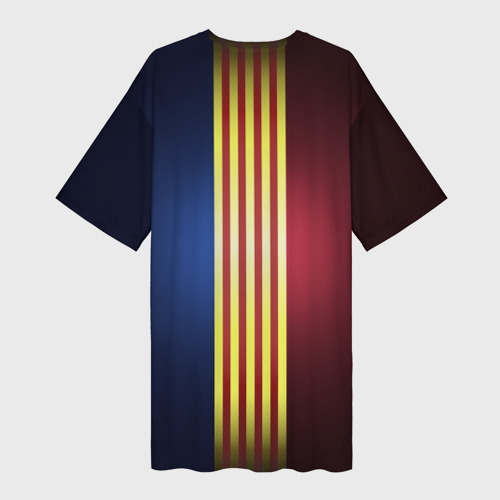 Платье-футболка 3D Barcelona FC, цвет 3D печать - фото 2