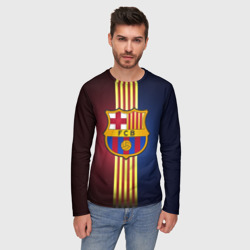 Мужской лонгслив 3D Barcelona FC - фото 2