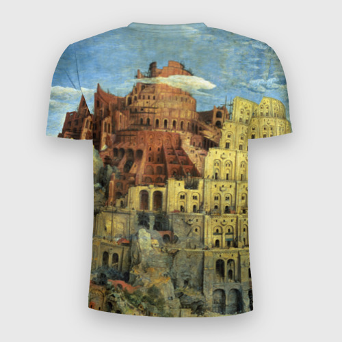Мужская футболка 3D Slim Вавилонская башня - фото 2