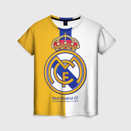 Женская футболка 3D Real Madrid CF