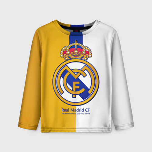 Детский лонгслив 3D Real Madrid CF