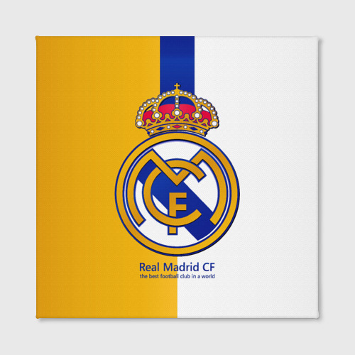 Холст квадратный Real Madrid CF, цвет 3D печать - фото 2