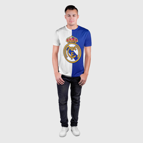 Мужская футболка 3D Slim Real Madrid, цвет 3D печать - фото 4