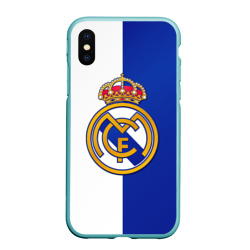 Чехол для iPhone XS Max матовый Real Madrid