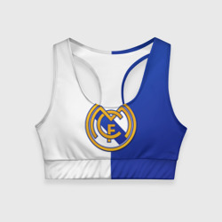 Женский спортивный топ 3D Real Madrid