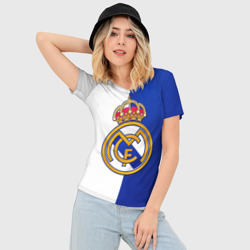 Женская футболка 3D Slim Real Madrid - фото 2