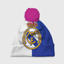 Шапка 3D c помпоном Real Madrid