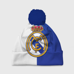 Шапка 3D c помпоном Real Madrid
