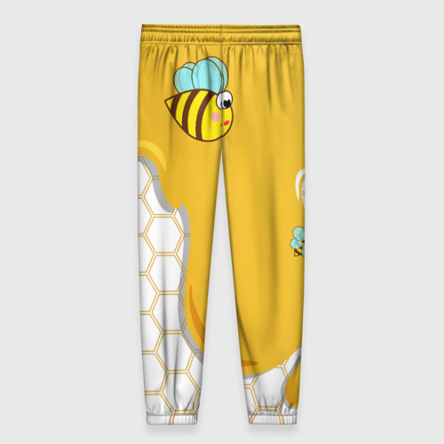 Женские брюки 3D Пчелки, цвет 3D печать - фото 2
