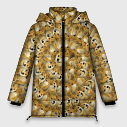 Женская зимняя куртка Oversize Фрактал из Doge