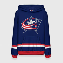 Женская толстовка 3D Columbus Blue Jackets