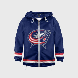 Детская ветровка 3D Columbus Blue Jackets