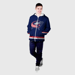 Мужская куртка 3D Columbus Blue Jackets - фото 2