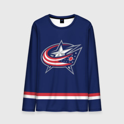 Мужской лонгслив 3D Columbus Blue Jackets