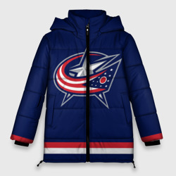 Женская зимняя куртка Oversize Columbus Blue Jackets