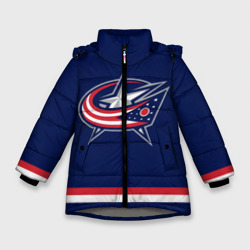 Зимняя куртка для девочек 3D Columbus Blue Jackets