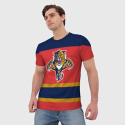 Мужская футболка 3D Florida Panthers - фото 2