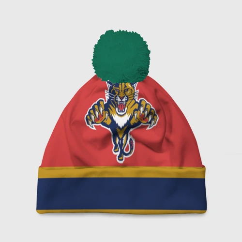 Шапка 3D c помпоном Florida Panthers