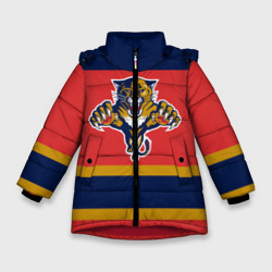 Зимняя куртка для девочек 3D Florida Panthers
