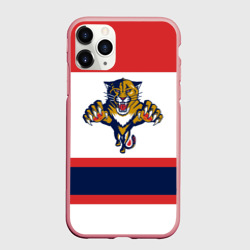 Чехол для iPhone 11 Pro Max матовый Florida Panthers white