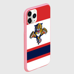 Чехол для iPhone 11 Pro Max матовый Florida Panthers white - фото 2